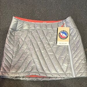 Zirkel Circle Silver Gray Insulated Down Skirt by [Big Agnes]